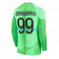 Jalkapallo Pelipaitoja Paris Saint-Germain Gianluigi Donnarumma 99 Maalivahti Mies Kotipeliasu 2022-2023 Pitkähihainen