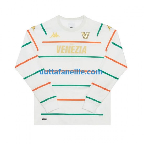 Jalkapallo Pelipaitoja Venezia Mies Vieraspeliasu 2022-2023 Pitkähihainen