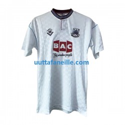 Jalkapallo Pelipaitoja West Ham United Retro Mies Vieraspeliasu 1989-1990 Lyhythihainen