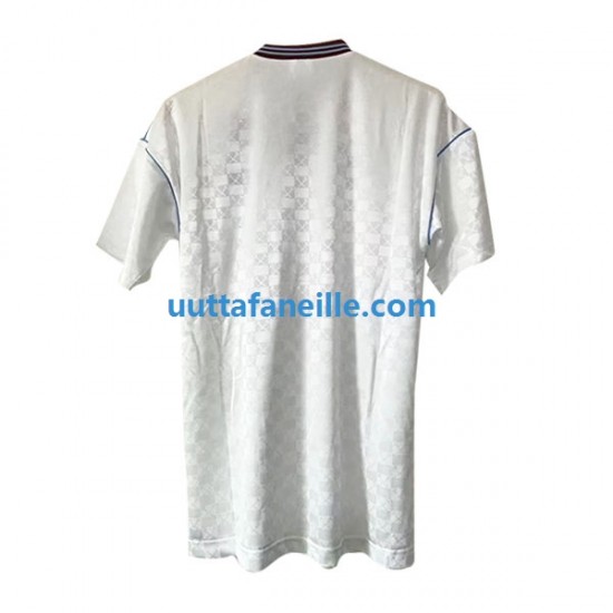 Jalkapallo Pelipaitoja West Ham United Retro Mies Vieraspeliasu 1989-1990 Lyhythihainen