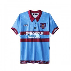 Jalkapallo Pelipaitoja West Ham United Retro Mies Kotipeliasu 1995-1996 Lyhythihainen