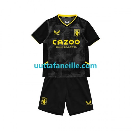 Jalkapallo Pelipaitoja Aston Villa Lasten Kolmas peliasu 2022-2023 Lyhythihainen