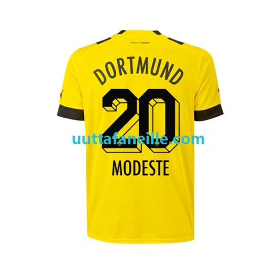 Jalkapallo Pelipaitoja Borussia Dortmund Anthony Modeste 20 Mies Kotipeliasu 2022-2023 Lyhythihainen