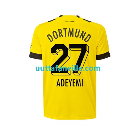 Jalkapallo Pelipaitoja Borussia Dortmund Karim Adeyemi 27 Mies Kotipeliasu 2022-2023 Lyhythihainen