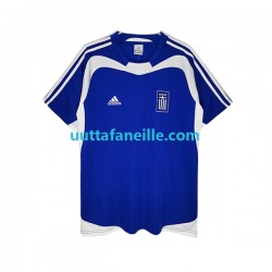 Jalkapallo Pelipaitoja Kreikka Retro Mies Vieraspeliasu 2004 Lyhythihainen