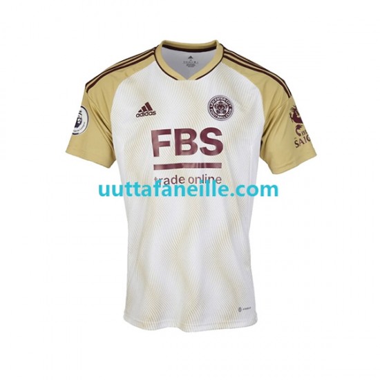 Jalkapallo Pelipaitoja Leicester City Mies Kolmas peliasu 2022-2023 Lyhythihainen