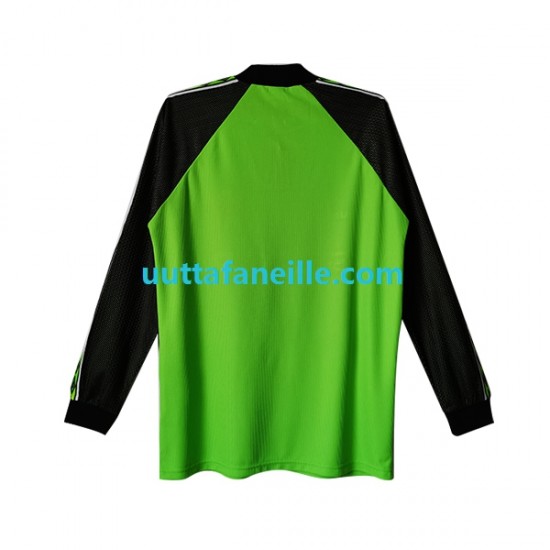 Jalkapallo Pelipaitoja Manchester United Maalivahti Retro Mies Kotipeliasu 1998-1999 Pitkähihainen