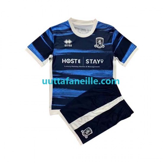 Jalkapallo Pelipaitoja Middlesbrough Lasten Vieraspeliasu 2022-2023 Lyhythihainen