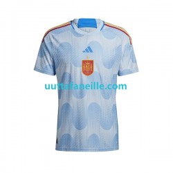 Jalkapallo Pelipaitoja Espanja Mies Vieraspeliasu MM-kisat 2022 Lyhythihainen