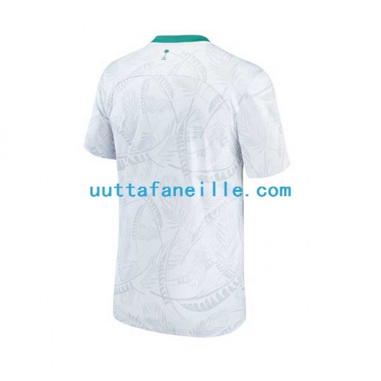 Jalkapallo Pelipaitoja Saudi-Arabia Mies Kotipeliasu MM-kisat 2022 Lyhythihainen