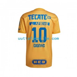 Jalkapallo Pelipaitoja Tigres UANL André-Pierre Gignac 10 Mies Kotipeliasu 2022-2023 Lyhythihainen