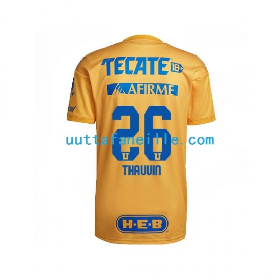 Jalkapallo Pelipaitoja Tigres UANL Florian Thauvin 26 Mies Kotipeliasu 2022-2023 Lyhythihainen
