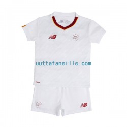 Jalkapallo Pelipaitoja AS Roma Lasten Vieraspeliasu 2022-2023 Lyhythihainen