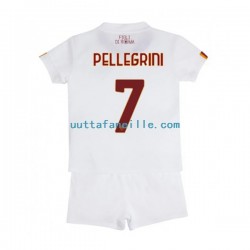 Jalkapallo Pelipaitoja AS Roma Lorenzo Pellegrini 7 Lasten Vieraspeliasu 2022-2023 Lyhythihainen