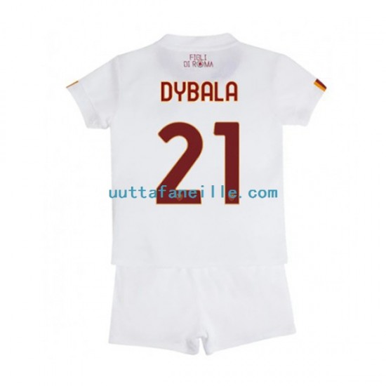 Jalkapallo Pelipaitoja AS Roma Paulo Dybala 21 Lasten Vieraspeliasu 2022-2023 Lyhythihainen