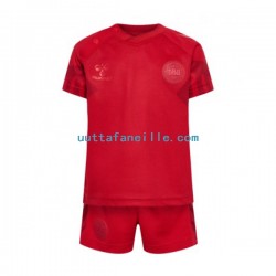 Jalkapallo Pelipaitoja Tanska Lasten Kotipeliasu MM-kisat 2022 Lyhythihainen