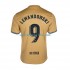 Jalkapallo Pelipaitoja FC Barcelona Lewandowski 9 Mies Vieraspeliasu 2022-2023 Lyhythihainen
