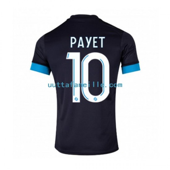 Jalkapallo Pelipaitoja Olympique de Marseille Dimitri Payet 10 Mies Vieraspeliasu 2022-2023 Lyhythihainen