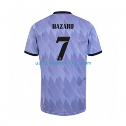 Jalkapallo Pelipaitoja Real Madrid Eden Hazard 7 Mies Vieraspeliasu 2022-2023 Lyhythihainen