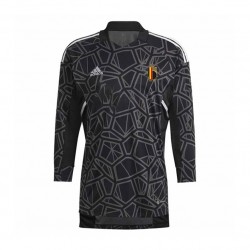 Jalkapallo Pelipaitoja Belgia Maalivahti Mies Kotipeliasu MM-kisat 2022 Pitkähihainen