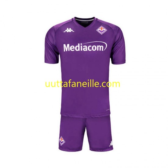 Jalkapallo Pelipaitoja ACF Fiorentina Lasten Kotipeliasu 2024-2025 Lyhythihainen