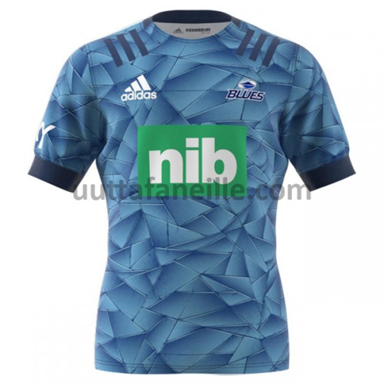 Jalkapallo Pelipaitoja Auckland Blues Rugby Kotipeliasu 2020 Lyhythihainen