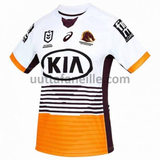 Jalkapallo Pelipaitoja Brisbane Broncos Rugby Vieraspeliasu 2021 Lyhythihainen