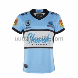 Jalkapallo Pelipaitoja Cronulla Sutherland Sharks Rugby Kotipeliasu 2021 Lyhythihainen