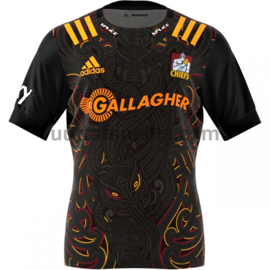 Jalkapallo Pelipaitoja Hamilton Chiefs Rugby Kotipeliasu 2020-2021 Lyhythihainen