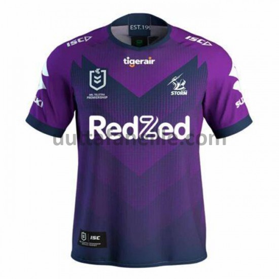 Jalkapallo Pelipaitoja Melbourne Storm Rugby Kotipeliasu 2020 Lyhythihainen