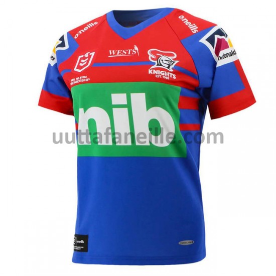 Jalkapallo Pelipaitoja Newcastle Knights Rugby Kotipeliasu 2021 Lyhythihainen