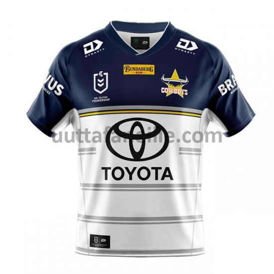 Jalkapallo Pelipaitoja North Queensland Cowboys Rugby Vieraspeliasu 2021 Lyhythihainen
