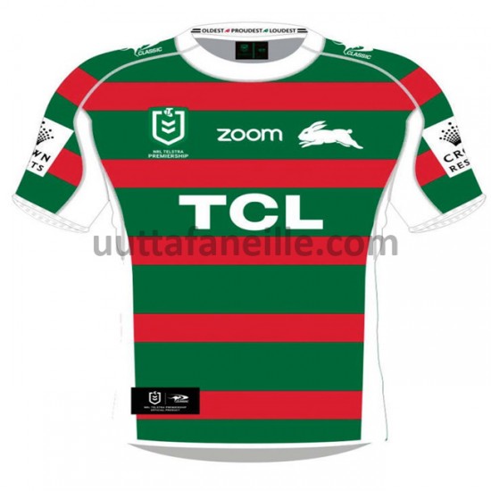 Jalkapallo Pelipaitoja South Sydney Rabbitohs Rugby Vieraspeliasu 2021 Lyhythihainen