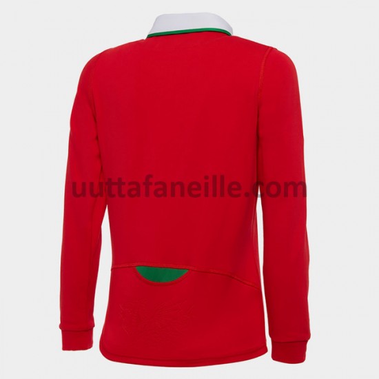 Jalkapallo Pelipaitoja Walesin Rugby Classic Kotipeliasu 2020-2021 Pitkähihainen
